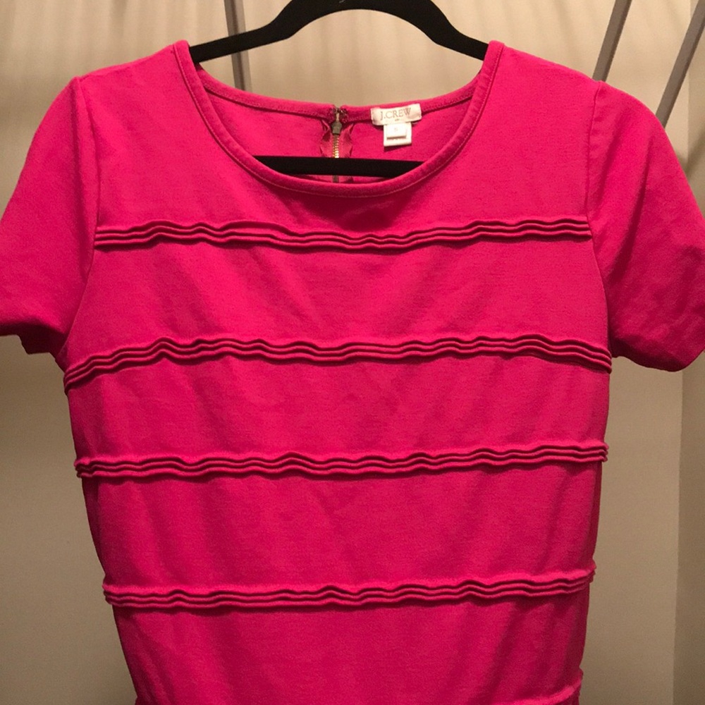 Pink J.Crew shorts sleeve top size small